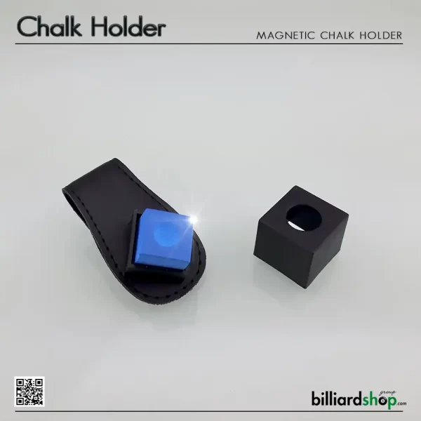 Magnetic leather chalk holder