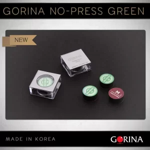 Cuoio multistrato Gorina no press green - Cue Tip Gorina No-Press Green